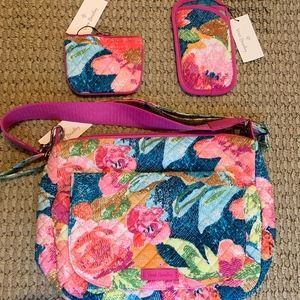 Vera Bradley -Carson Shoulder Bag + 2 Access.-NWT